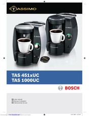 Bosch Tassimo TAS 1000UC User Manual
