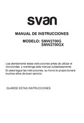 Svan SMW2700GX Instruction Manual