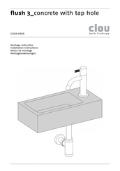 Clou flush 3 CL/03.11030 Installation Instructions Manual