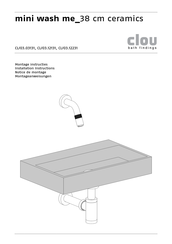 Clou mini wash me CL/03.03131 Installation Instructions Manual