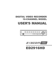Syscom Video ED2916HD User Manual
