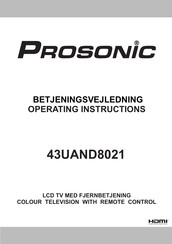 Prosonic 43UAND8021 Operating Instructions Manual