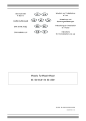 Lotus BS-1EM Instructions For The Installation And Use