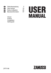 Zanussi ZFT711W User Manual