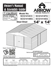 Arrow Storage Products SCG1414SG Owner's Manual & Assembly Manual