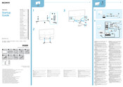 Sony BRAVIA KDL-50W75 C Series Startup Manual