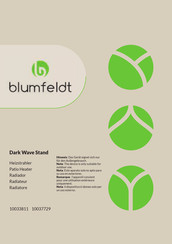 Blumfeldt Dark Wave Stand Manual