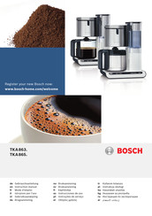 Bosch TKA 865 Series Instruction Manual