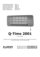 EUROM Q-time 2001 Instruction Manual