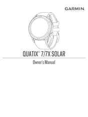 Garmin QUATIX 7 Solar Owner's Manual