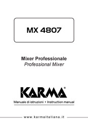 Karma MX 4807 Instruction Manual