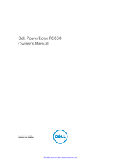Dell PowerEdge FC630 Owner's Manual
