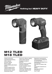 Milwaukee M12 TLED Original Instructions Manual
