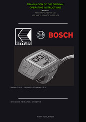 Bosch KETTLER KB149-Z FC46 Series Translation Of The Original Operating Instructions