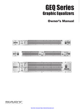 Nady Audio GEQ Series Owner's Manual
