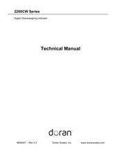 Doran Scales 2200CW Series Technical Manual