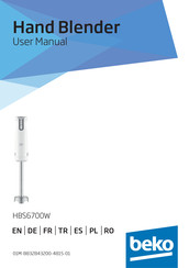 Beko HBS6700W User Manual