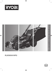 Ryobi RLM36X41HPG Manual