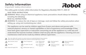 iRobot ADE-N1 Safety Information Manual