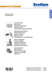 Ecoflam 3142749 Operating Instructions Manual
