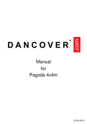 Dancover Pagoda 4x4m Manual
