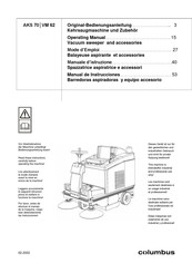 Columbus AKS 70 VM 62 Operating Manual