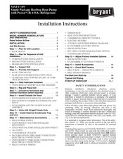Bryant 549J 07A Series Installation Instructions Manual