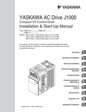 YASKAWA CIMR-JB Series Installation & Start-Up Manual