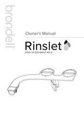 Brondell Rinslet WS-12 Owner's Manual