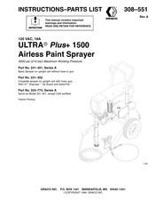 Graco 223-773 Instructions-Parts List Manual
