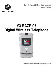 Motorola V3 RAZR 05 Service Manual