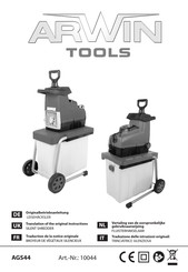 Arwin Tools 10044 Instructions Manual