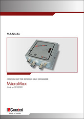 IBC control MicroMax F21009201 Manual
