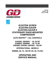 Gardner Denver EBM99K Operating And Service Manual