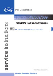 Pall UR649 Series Service Instructions Manual