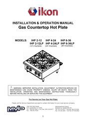 MVP ikon IHP 2-12 Installation & Operation Manual