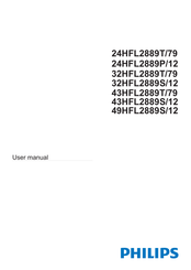 Philips 32HFL2889S/12 User Manual