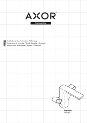 Hans Grohe AXOR Urquiola 11024 1 Series Installation/User Instructions/Warranty
