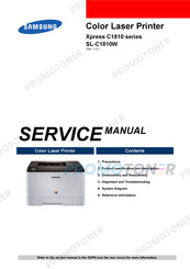 Samsung Xpress C1810 series Service Manual