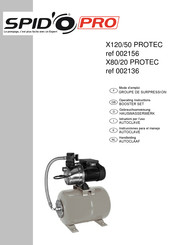 SPIDO X120/50 PROTEC Operating Instructions Manual