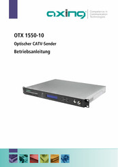 axing OTX 1550-10 Operation Instructions Manual
