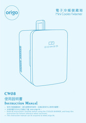 ORIGO CW08 Instruction Manual