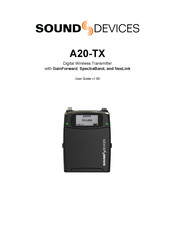 Sound Devices A20-TX User Manual