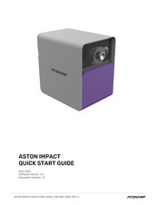 ATONARP ASTON IMPACT Quick Start Manual