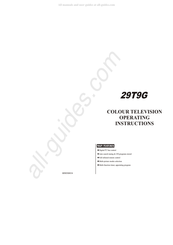 Haier 29T9G Operating Instructions Manual