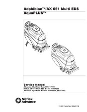 Nilfisk-Advance Adphibian AX 651 Multi EDS Service Manual