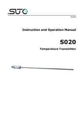 SUTO S020 Instruction And Operation Manual