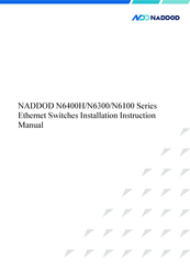 NADDOD N6300 Series Installation Instructions Manual