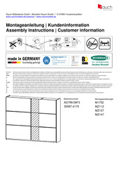 Rauch AD799.06F3 Assembly Instructions Manual