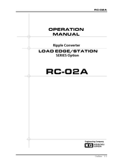 KEISOKU GIKEN RC-02A Operation Manual